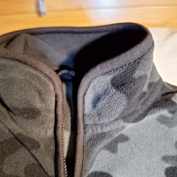 Uniqlo Youth 6 Fleece Camo Full Zip Jacket - Picture 7 of 12